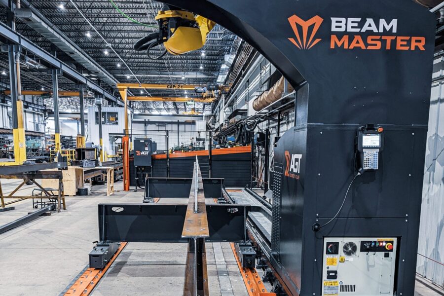 BeamMaster robotic welding cell installed in customer fabrication shop