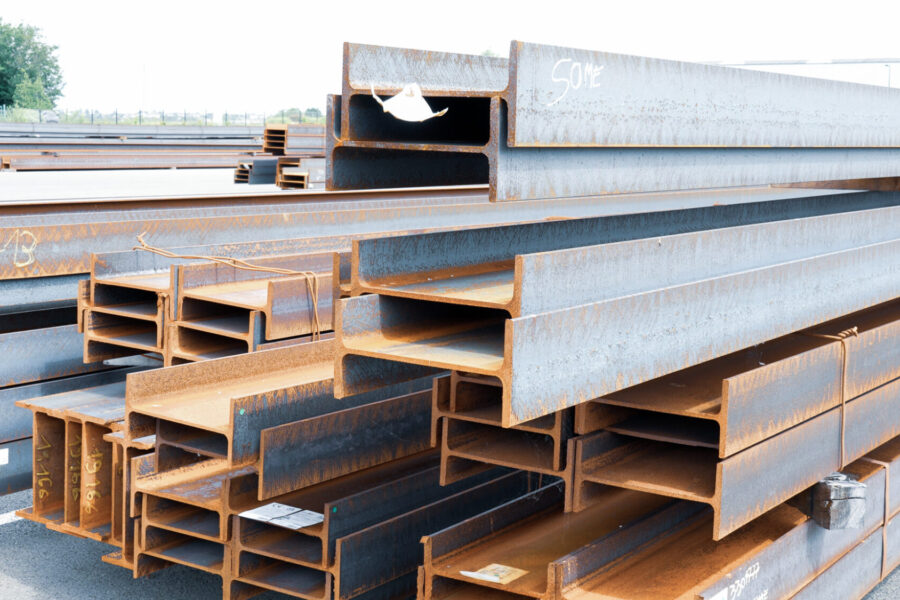 AGT Robotics structural steel beam components ready for robotic welding