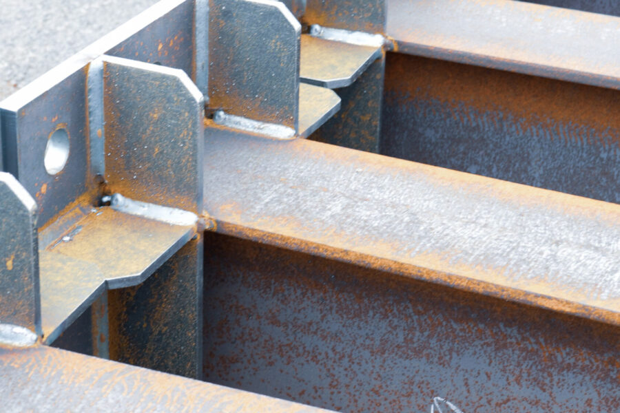 AGT Robotics BeamMaster robotic welding of structural steel beam installation